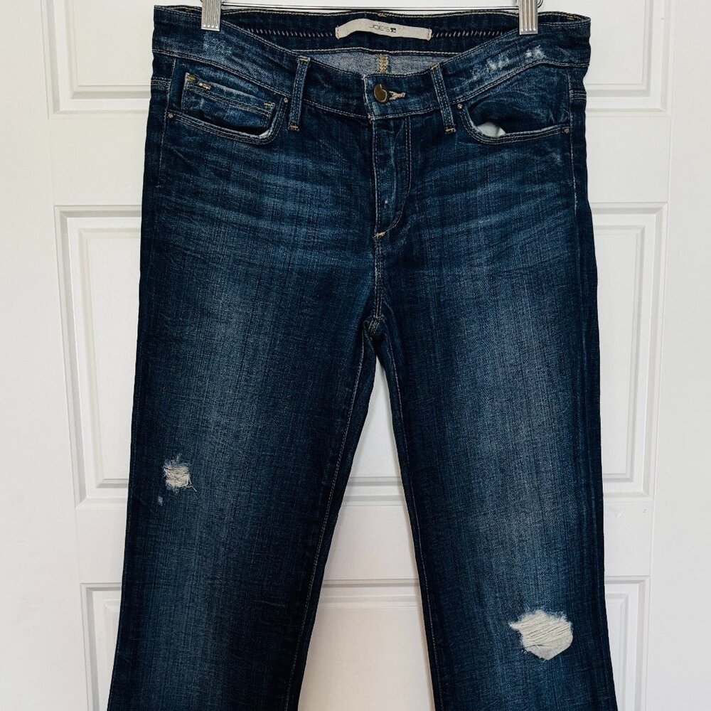 JOE’S Jeans Womens Size 27 Distressed Karrie Dark Wash Provocateur EUC